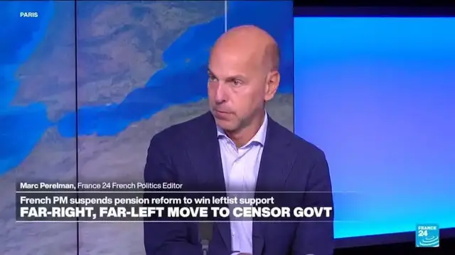 'Video thumbnail for Now that the pension reform is suspended, what is ahead for the French government?'