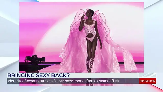 'Video thumbnail for WATCH: Ex-Miss Great Britain calls for 'end of woke' as Victoria's Secret Fashion Show returns after six years'