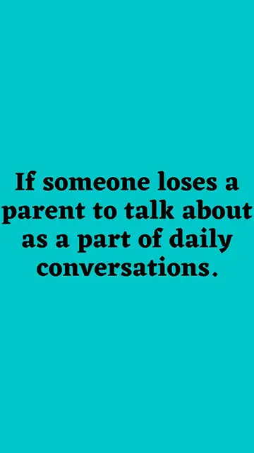 Video thumbnail for If someone loses a parent