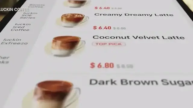 Video thumbnail for New best coffee in town? Chinese brand 'Luckin Coffee' opens in NYC