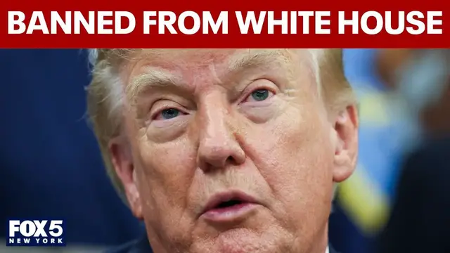 Video thumbnail for Trump banning several media outlets from White House