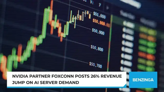 Video thumbnail for Nvidia Partner Foxconn Posts 26% Revenue Jump On AI Server Demand