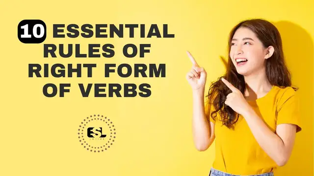 Video thumbnail for 10 Rules of Right Form of Verbs in English with Examples