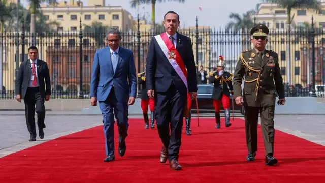 'Video thumbnail for Peru's president ousted: Congress president Jose Jeri sworn in'