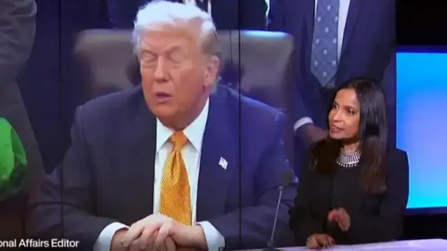 Video thumbnail for Donald Trump softens rhetoric on intervention after anti-government protests