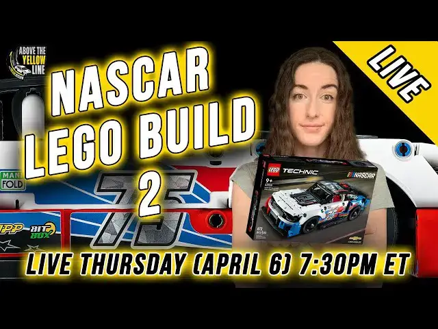 Video thumbnail for NASCAR Lego Build Challenge - 2! [LIVE]