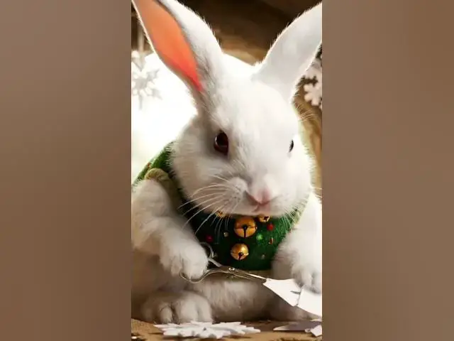 Video thumbnail for Bunny Bakes Carrot Christmas Cookies FOR THE Christmas