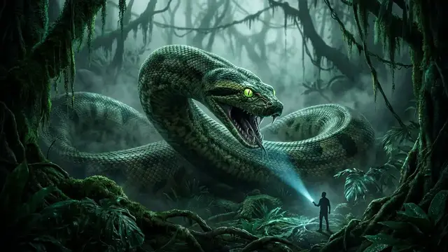 Video thumbnail for Terrifying Amazon Jungle Horror  Giant Anaconda & Dark Secrets