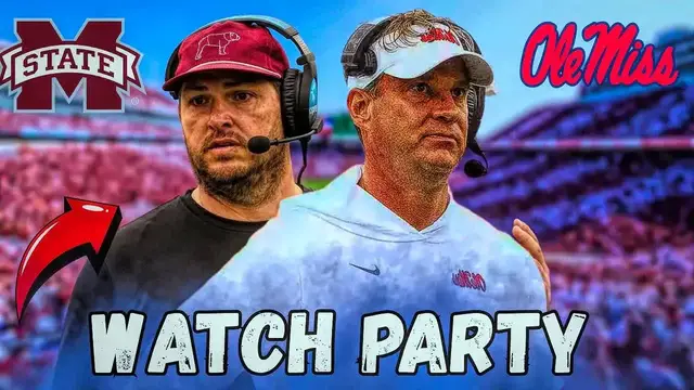 Video thumbnail for Ole Miss vs Mississippi State LIVE - WATCH PARTY