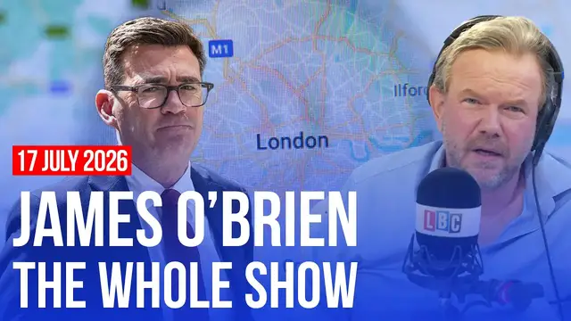 Video thumbnail for We are trying to figure out what Andy Burnham means | James O’Brien - The Whole Show