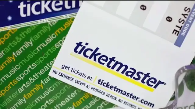 'Video thumbnail for Federal Trade Commission sues Ticketmaster, Live Nation'