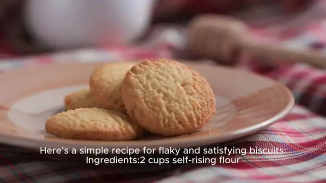 Video thumbnail for 3 ingredient biscuit recipe