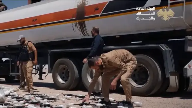 Video thumbnail for Syria shoots down weapons shipment reportedly headed for Hezbollah in Lebanon
