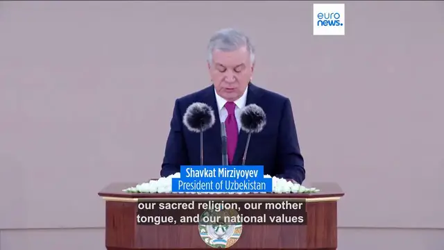 Video thumbnail for Uzbekistan marks 35 years of independence as president outlines plans for next decade