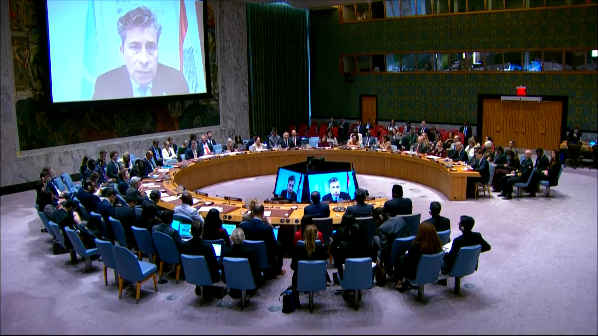 Video thumbnail for UN aid chief warns of new Israeli occupation in southern Lebanon