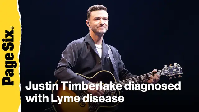 'Video thumbnail for Justin Timberlake reveals he's been diagnosed with 'debilitating' Lyme disease'