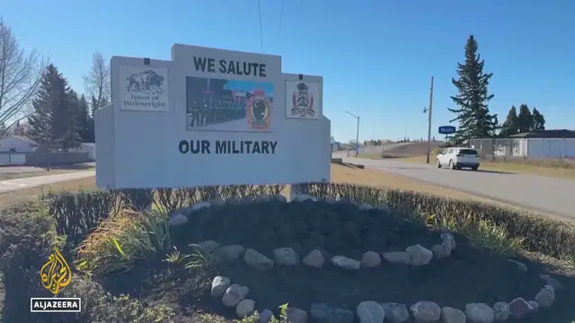 Video thumbnail for Canada military base fire: Carney mourns victims of Alberta tragedy