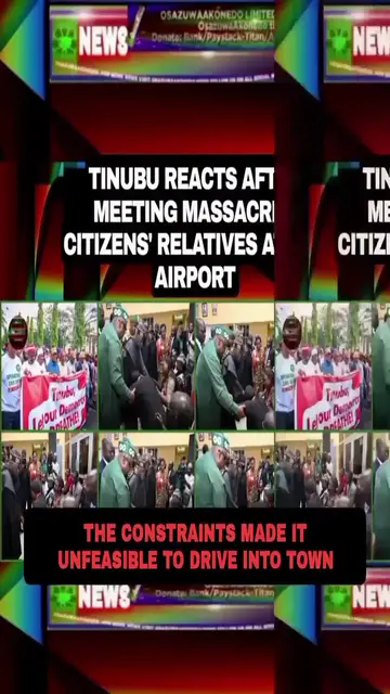 Video thumbnail for Tinubu Reacts After Meeting Massacred Citizens’ Relatives At Jos Airport