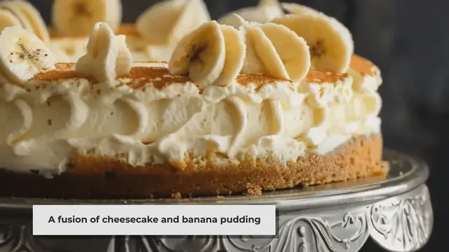 'Video thumbnail for How to Make Banana Pudding Crunch Cheesecake'