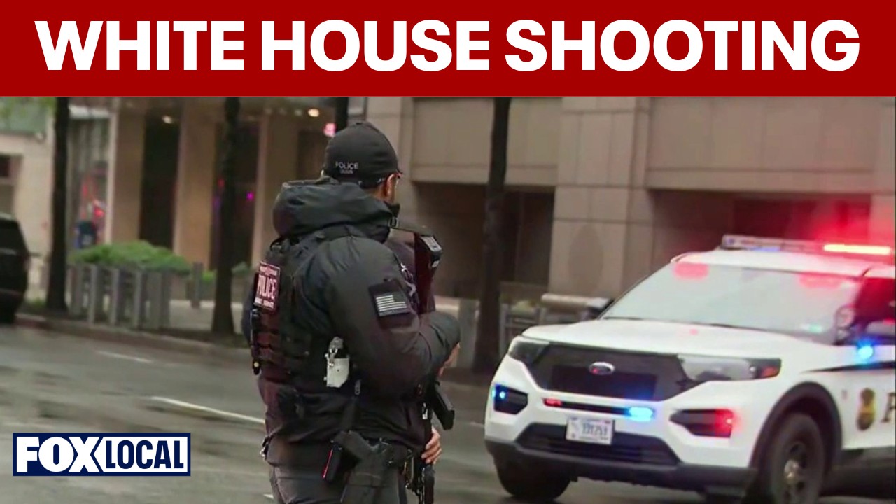 Video thumbnail for White House shooting: Shooter killed after pulling gun on Secret Service
