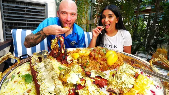 'Video thumbnail for Eating the WORLD'S MOST EXPENSIVE BIRYANI with SWATI VERMA in Dubai, UAE!!'