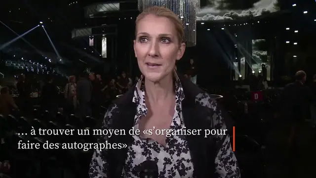 Video thumbnail for Céline Dion est très «contente» d'être à Paris pour ses concerts.