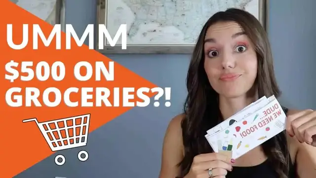 Video thumbnail for Debt Free Millennials: save money on groceries: how we spend less than $500 for three adults