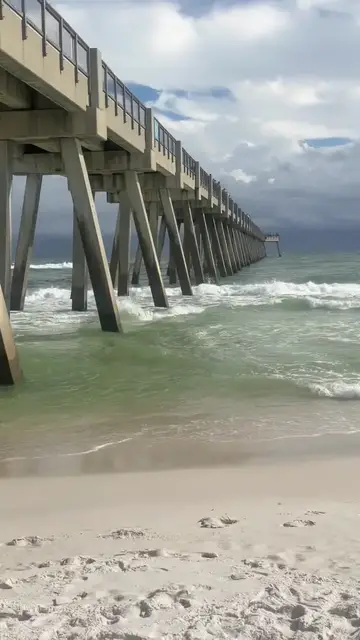 Video thumbnail for Stormy Skies over Navarre Beach before the Hurricane