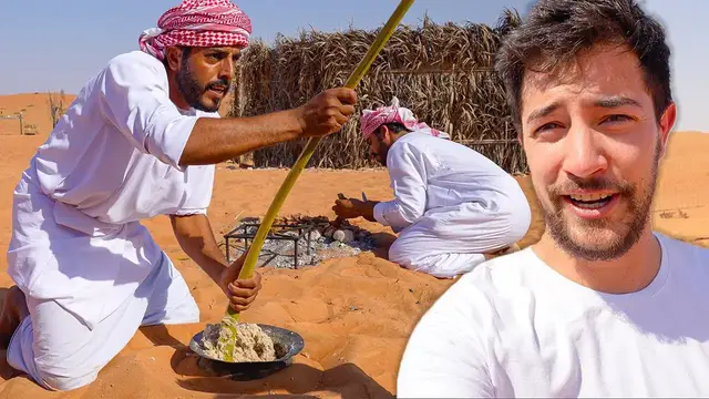 Video thumbnail for Bedouin Cook and Survive EXTREME HEAT (no rain in years) Food in Oman's HOT Desert!