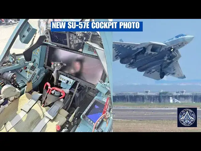 Video thumbnail for Russia’s Su-57E Cockpit EXPLAINED: What the New Photo Confirms