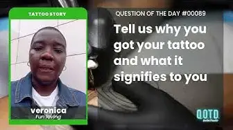 Video thumbnail for veronica got a tattoo to remember this crazy little thing called love!