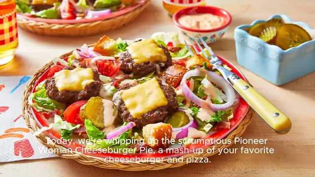 Video thumbnail for Pioneer Woman Cheeseburger Pie recipe