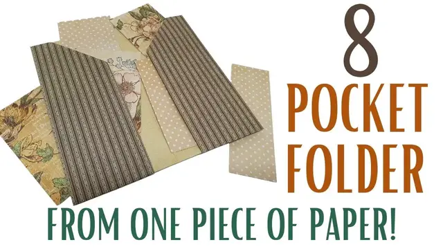 Video thumbnail for 8 DIY Pocket Folder