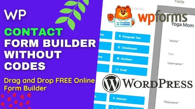 Video thumbnail for ✅ WordPress Contact Form Tutorial - Best Free Plugin WP Forms Lite for Woocommerce