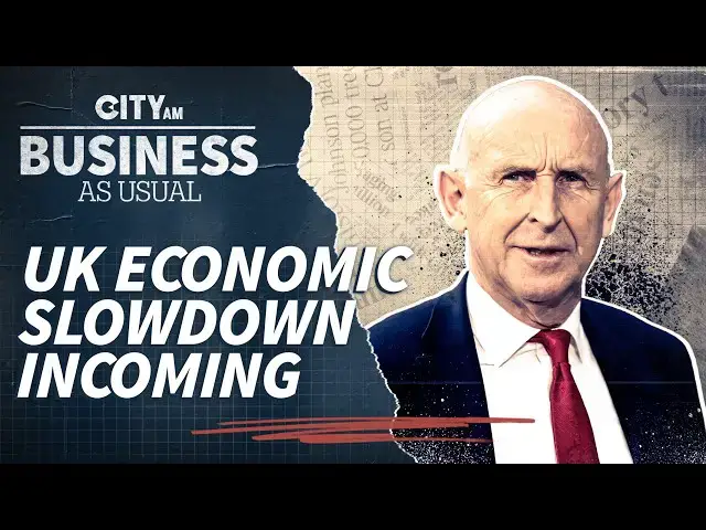 Video thumbnail for UK economy braces for shocks and incoming slowdown