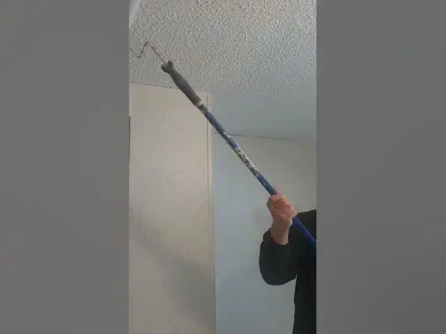 Video thumbnail for Painting A Ceiling With A Roller #Shorts