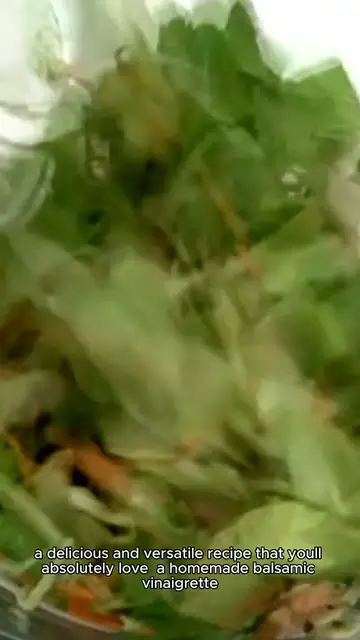 Video thumbnail for Balsamic vinaigrette recipe