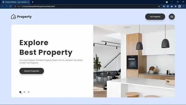 Video thumbnail for How To Make A Website With Animated Image Gallery Using HTML, CSS & JS