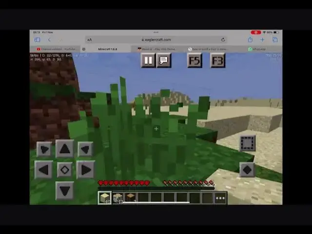 Video thumbnail for First time playing hard-core in Minecraft