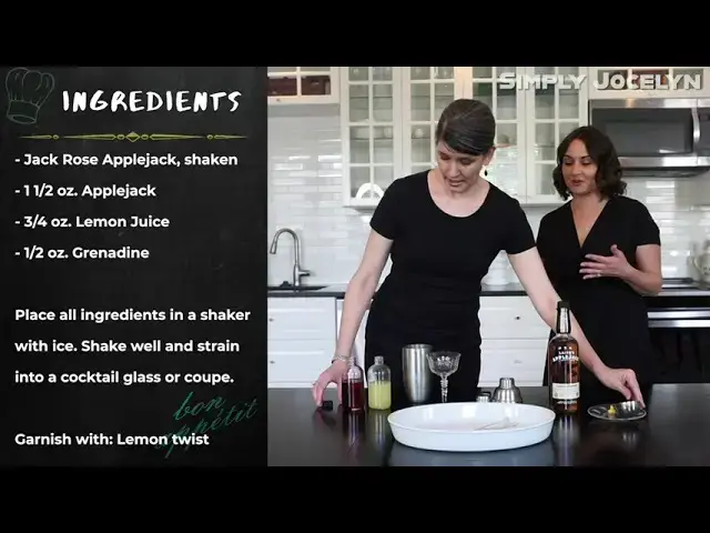 'Video thumbnail for How to Make a Jack Rose Cocktail'