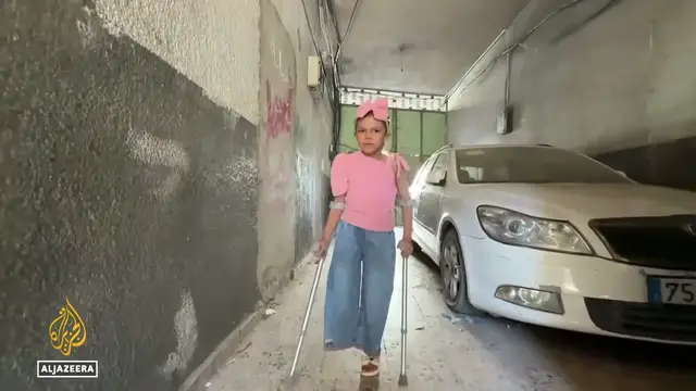 Video thumbnail for Gaza amputees: Israel blocking entry of 900 wheelchairs