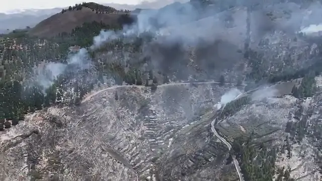 Video thumbnail for Waldbrand in Artenara im August 2019 Video 4