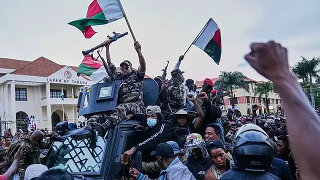 Video thumbnail for Madagascar’s Gen Z protesters mark one year since Rajoelina’s fall