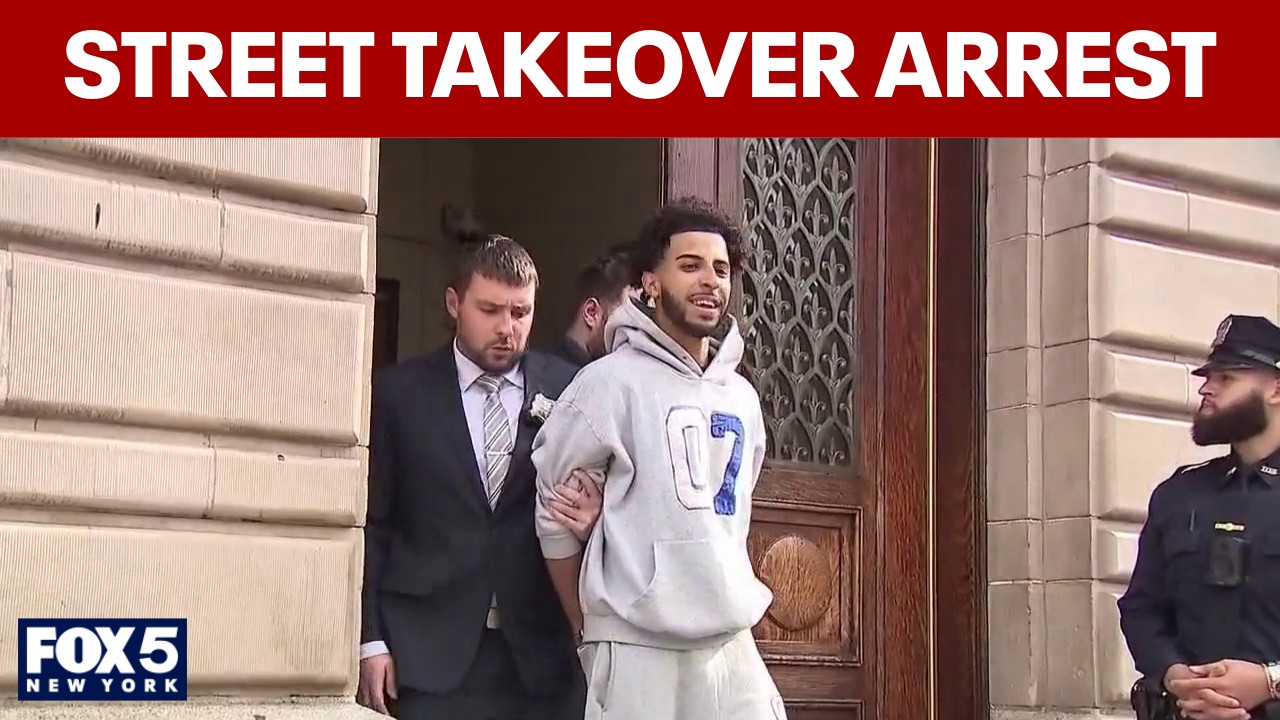 Video thumbnail for Queens street takeover latest: First arrest made
