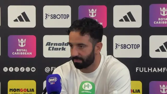 'Video thumbnail for 'We score and forget about the way we should play' - Amorim on Man Utd's 1-1 draw at Fulham'