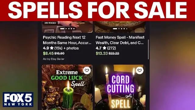 Video thumbnail for Online shoppers paying Etsy witches to turn their dreams into a reality