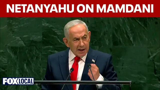 Video thumbnail for Netanyahu calls Mamdani 'antisemitic' in speech at UN General Assembly
