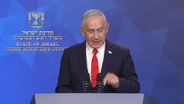 Video thumbnail for Netanyahu addresses Israel in first comments since US-Iran deal