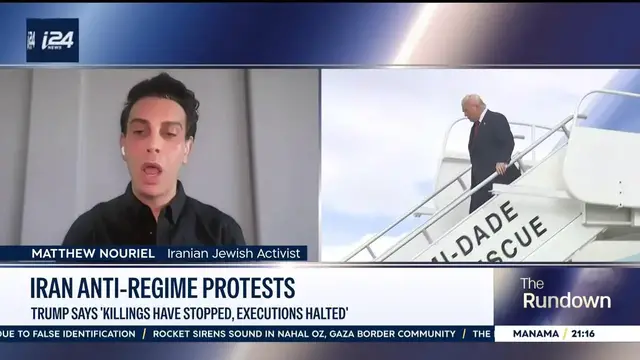 Video thumbnail for Trump says 'killings have stopped, executions halted' in Iran