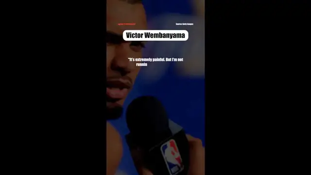 Video thumbnail for Victor Wembanyama Breaks Silence After NBA Finals Loss | Jordan & LeBron Comparison